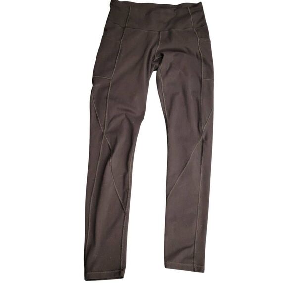 Workout Leggings TWO 2 Black Running Zumba Cardio Strength Training Yoga Pants - Picture 4 of 10